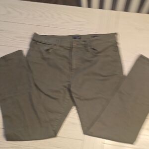 JCrew Olive Green Mens Jeans 36